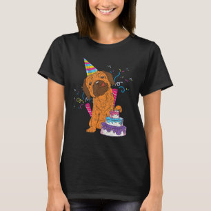 Camiseta Festa de Aniversário Animal Cachorro Fofo Dono do