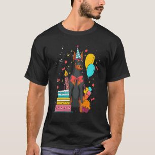Camiseta Festa de Aniversário Animal Dono de Cachorro Pet