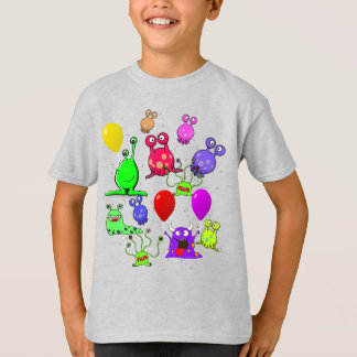 Camiseta Festa de aniversário com Aliens