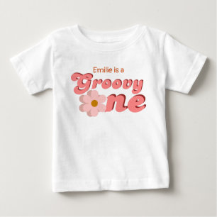 Camiseta Festa de aniversário da Flor de Margarida Uma na G