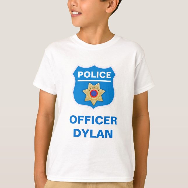 Camiseta Festa de aniversário da polícia (Frente)