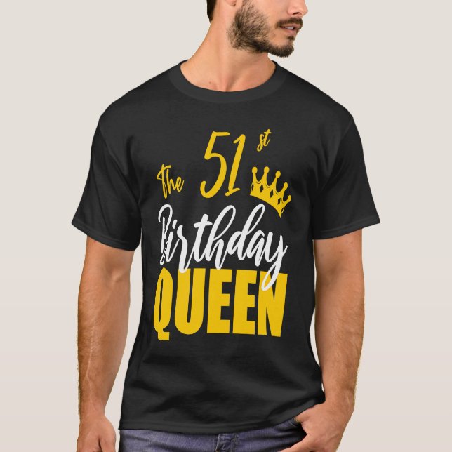 Camiseta Festa de aniversário da Rainha Feliz aniversário d (Frente)