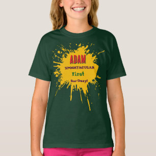 Camiseta Festa de Aniversário das Crianças de Halloween