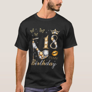 Camiseta Festa de Aniversário de 18 Anos 18 Anos 18º Aniver