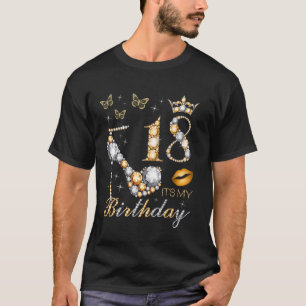 Camiseta Festa de Aniversário de 18 Anos 18 Anos 18º Aniver