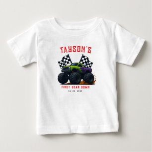 Camiseta Festa de Aniversário de 1 ano dos Monster Trucks