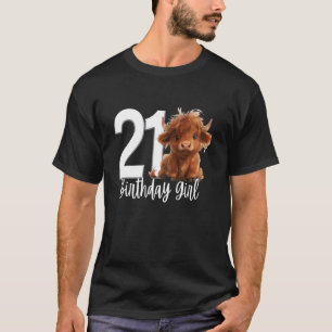 Camiseta Festa de Aniversário de 21 Anos Vaca das Terras Al