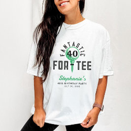 Camiseta Festa de aniversário de 40 anos de Golfe Fantástic