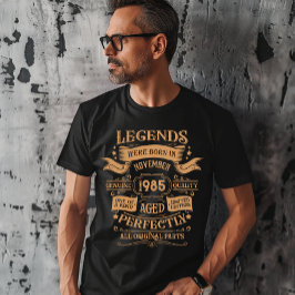 Camiseta Festa de aniversário de 40 anos vintage personaliz