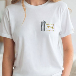 Camiseta Festa de Aniversário de 50 anos Moderna