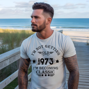 Camiseta Festa de aniversário de 50 anos personalizada vint