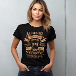 Camiseta Festa de aniversário de 50 anos personalizada vint