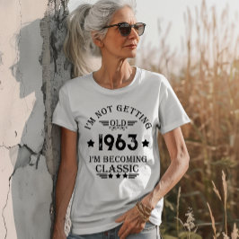 Camiseta Festa de aniversário de 60 anos personalizada vint