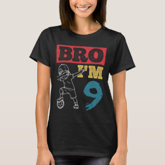 Camiseta Festa de Aniversário de 9 anos do Irmão Família Fu
