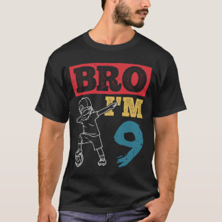 Camiseta Festa de Aniversário de 9 anos do Irmão Família Fu