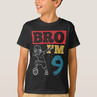 Camiseta Festa de Aniversário de 9 anos do Irmão Futebol em