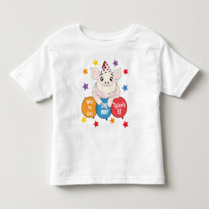 Camiseta Festa de aniversário de animais do estaleiro