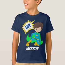 Camiseta Festa de aniversário de Bolhas de Ação de Super He