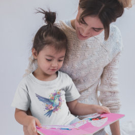 Camiseta Festa de aniversário de Buquê Floral de Aves Human