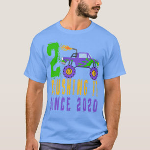 Camiseta Festa de aniversário de caminhões para crianças -
