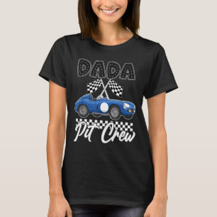 Camiseta Festa de aniversário de carro de corrida família d