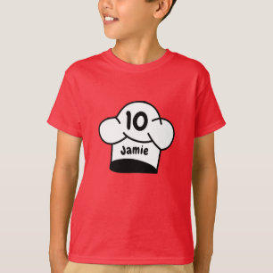 Camiseta Festa de Aniversário de criança de Chef de Pizza