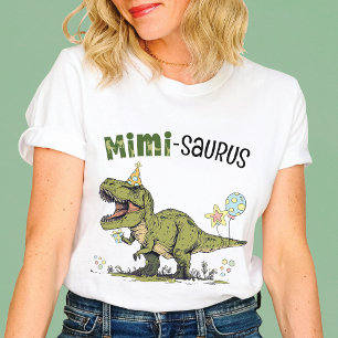 Camiseta Festa de Aniversário de criança do Tema do Dinossa