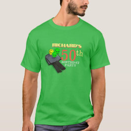 Camiseta Festa de Aniversário de Dinking Esportivo Temática