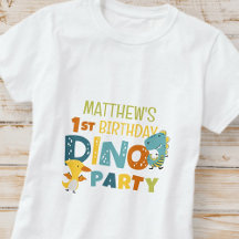 Festa de aniversário de Dino Dinossaur Moderno e B