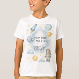 Camiseta Festa de aniversário de Espaço Cósmico | Foguetes