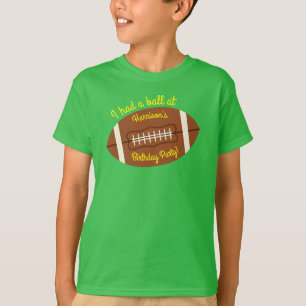 Camiseta Festa de Aniversário de Futebol