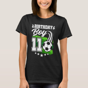Camiseta Festa de aniversário De Futebol De 11 Anos De Idad