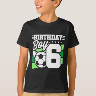 Camiseta Festa de Aniversário de Futebol Infantil - Menino