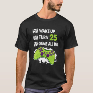 Camiseta festa de aniversário de jogadores masculinos com p