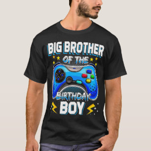 Camiseta Festa de aniversário De Jogo De Vídeo Grande Irmão