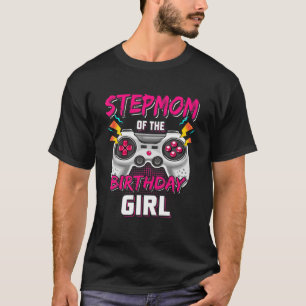 Camiseta Festa de aniversário De Jogo De Vídeo Stepma Da Ra