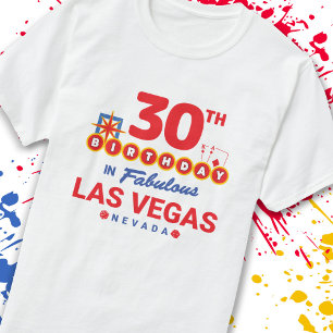 Camiseta Festa de aniversário De Las Vegas - aniversário de