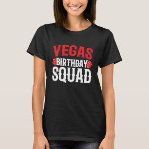 Camiseta Festa de aniversário de Las Vegas - Esquadrão de A