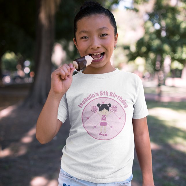 Camiseta Festa de aniversario de meninas Personalizada do C (Criador carregado)