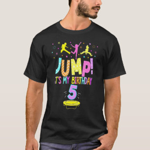 Camiseta Festa de aniversário De Trampoline Para Meninas