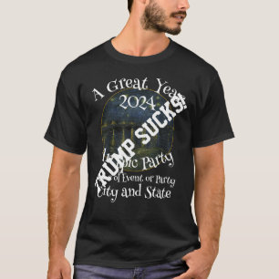 Camiseta Festa de Aniversário de Trump Menina Menino Mãe Pa