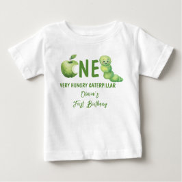 Camiseta Festa de Aniversário de Uma Lagarta Muito Comilona