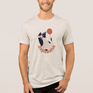 Camiseta Festa de Aniversário do Gato Tuxedo Dapper Stay Pa