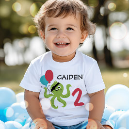 Camiseta Festa de aniversário do tesouro de navio pirata