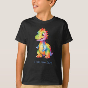 Camiseta Festa de Aniversário Feliz do Dinossauro Mágico e