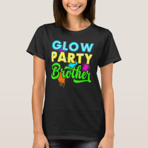 Camiseta Festa de aniversário Irmão De Festa Brilhante Para