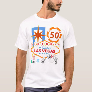 Camiseta Festa de aniversário Las Vegas