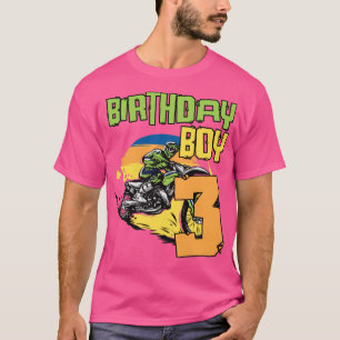 Camiseta festa de aniversário Motocross MX 3