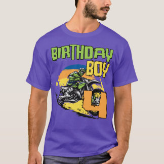 Camiseta festa de aniversário motocross MX 4 de motocross