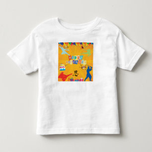 Camiseta Festa de Aniversário Ninja Personalizada para Cria
